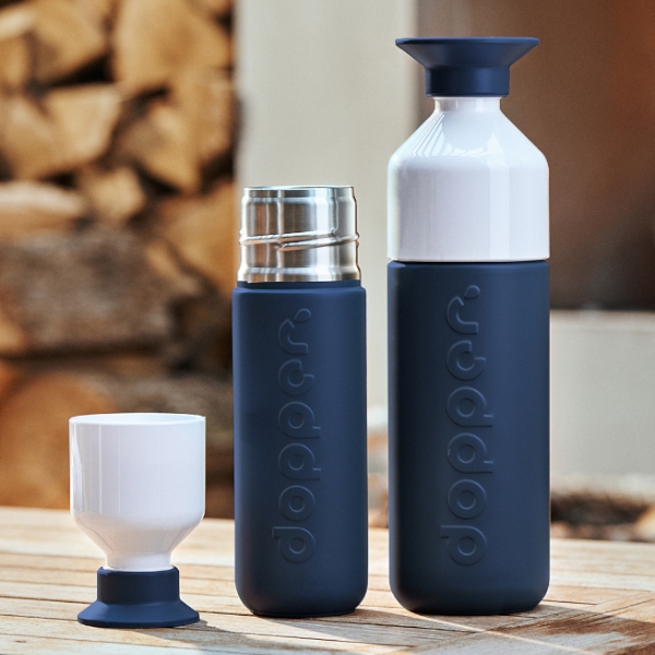 BOTELLA REUTILIZABLE DOPPER INSULATED 350ML - BREAKER BLUE
