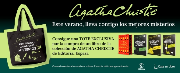 Bolsa y libros de Agatha Christie
