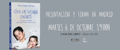Cartel con la portada del libro