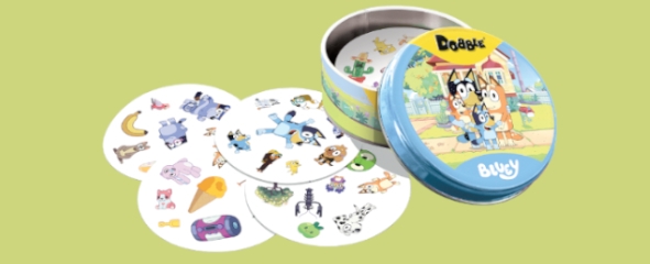 Juego de parejas Dobble de Bluey
