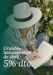 Mujer  con sombrero con un libro entre las manos