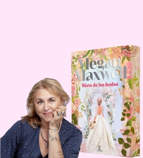 La autora Megan Maxwell y su libro