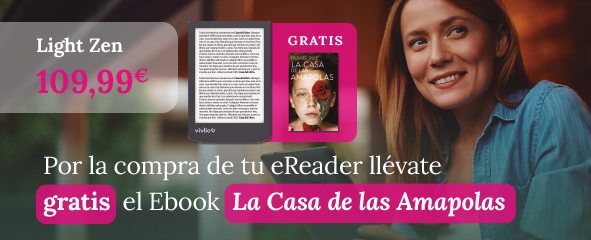 mujer con eReader