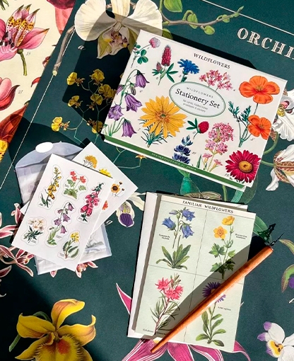 Sets de papelería de flores