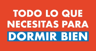Texto: Todo lo que necesitas para dormir bien