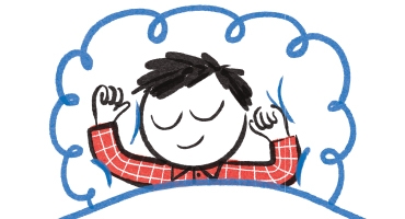 Dibujo Persona durmiendo plácidamente