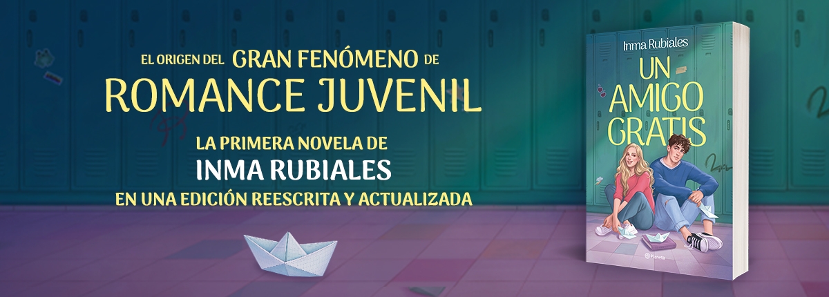 Foto Inma Rubiales y portada del libro
