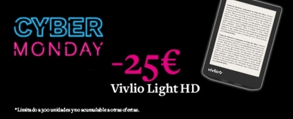 eReader Vivlio Light HD 25 euros de descuento!