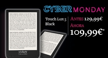 eReader Touch Lux 5 ¡20 euros de descuento!