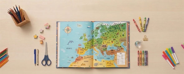 bolis, tijeras y atlas