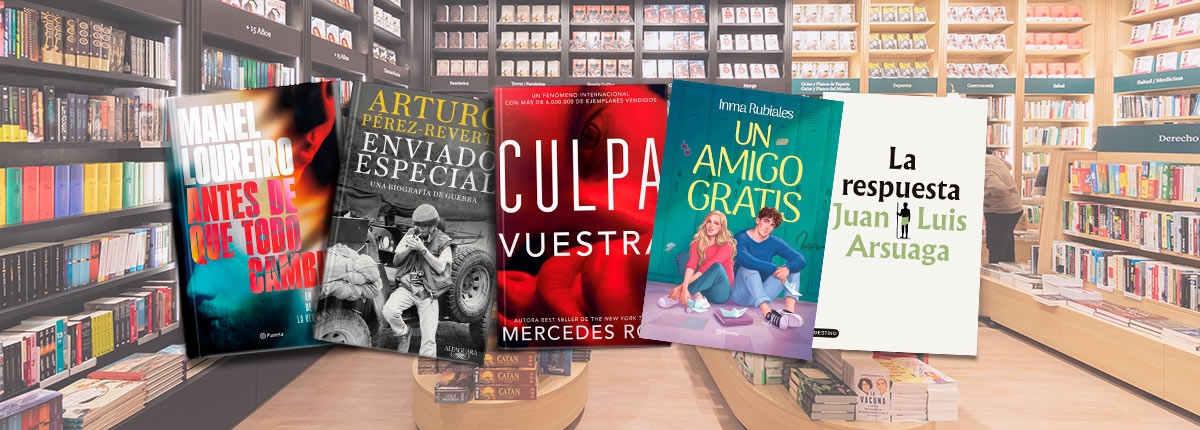 las 5 portadas de los libos imprescindibles