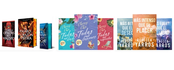 portadas de libros en carrusel