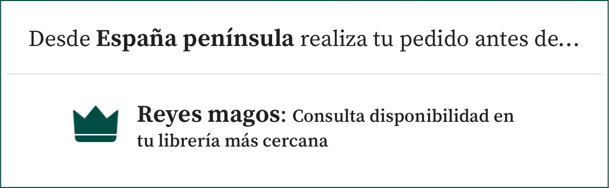 Entrega España península consulte su librería más cercana