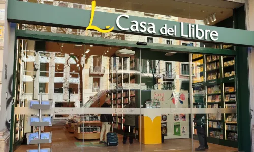 Fachada de la librería de Rambla Catalunya